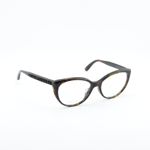 Jimmy Choo JC233/F 0086 00 Eyeglasses Dark Havana 54mm Cat Eye Frame - Picture 8 of 10